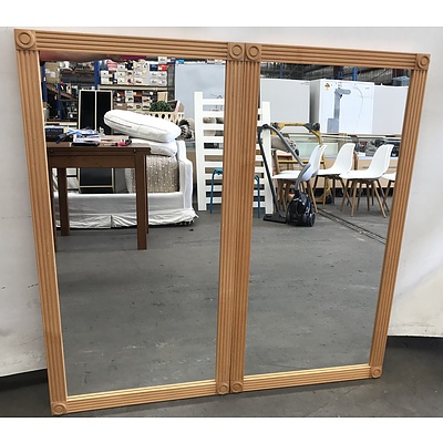 Framed Full Length Mirrors -Lot Of Two