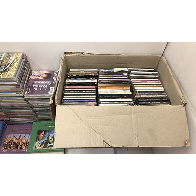 Large Collection Of CD's and Cassette Tapes