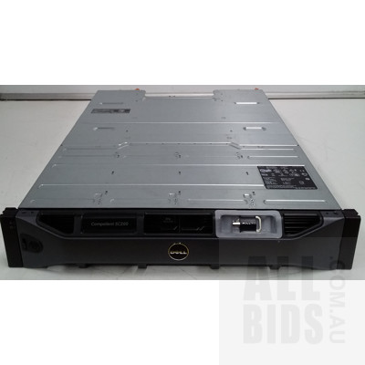 Dell Compellent SC200 12 Bay Hard Drive Array (40TB Installed) with Two 6Gbps Controller Modules