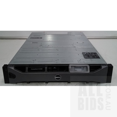 Dell Compellent SC200 12 Bay Hard Drive Array (32TB Installed) with Two 6Gbps Controller Modules