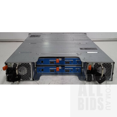 Dell Compellent SC200 12 Bay Hard Drive Array (7.2TB Installed) with Two 6Gbps Controller Modules