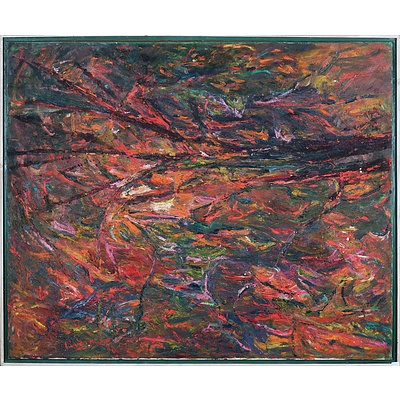 Reg Livermore (born 1938), Dusk, Late Autumn 1987, Oil on Canvas