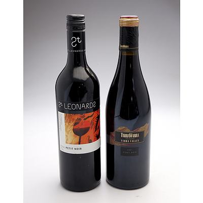 TarraWarra Yarra Valley 2001 Pinot Noir and St Leonards 2009 Petit Noir - Two Bottles (2)