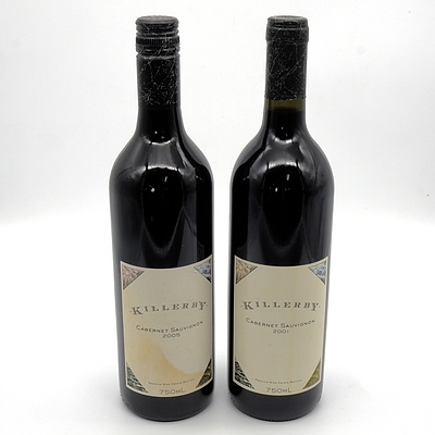 Killerby 2005 Cabernet Sauvignon - Lot of Two Bottles (2)