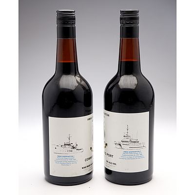 HMAS Shepparton AGSC-03 Commissioning Port - Lot of Two Bottles (2)