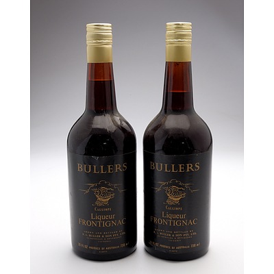 Bullers Calliope Liqueur Frontignac 738ml - Lot of Two Bottles (2)