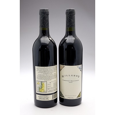 Killerby 2001 Cabernet Sauvignon - Lot of Two Bottles (2)