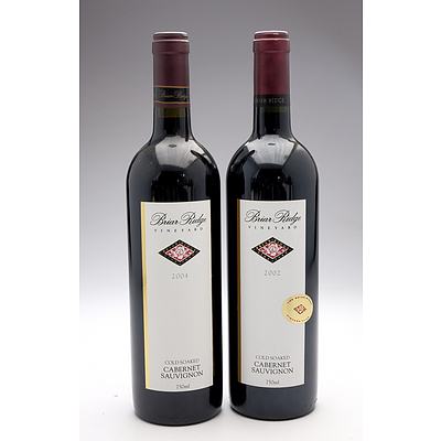 Briar Ridge Cold Soaked Cabernet Sauvignon 2002 & 2004 - Two Bottles (2)
