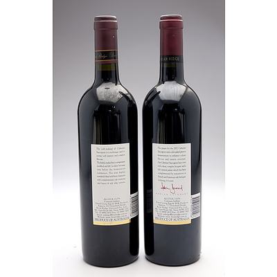 Briar Ridge Cold Soaked Cabernet Sauvignon 2002 & 2004 - Two Bottles (2)