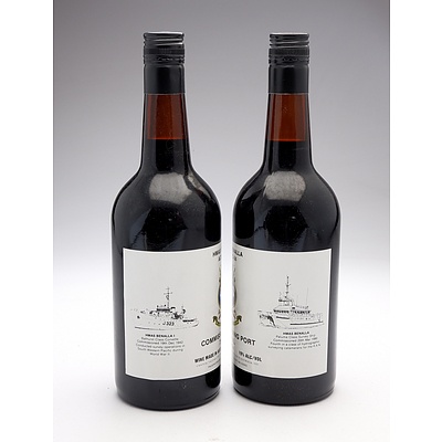 HMAS Benalla AGSC-04 Commissioning Port - Lot of Two Bottles (2)