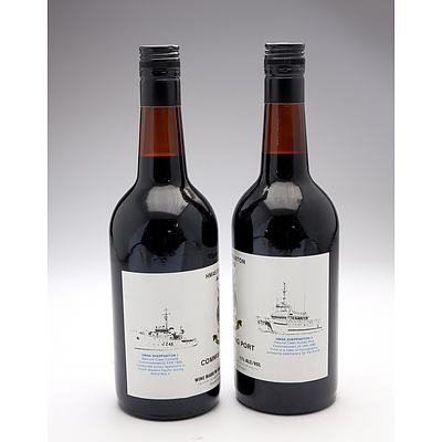 HMAS Shepparton AGSC-03 Commissioning Port - Lot of Two Bottles (2)