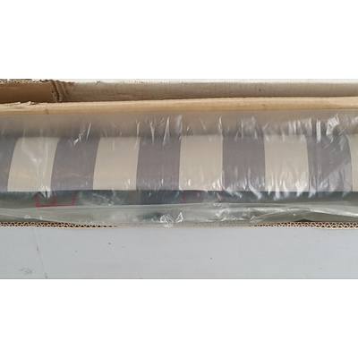 Homemaker Exterior Canvas Wind Out Window Awnings - Lot of Six - New