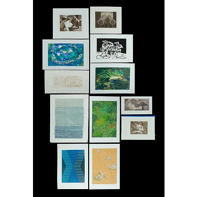 Una Foster (1912-1996) Twelve Various Prints, Produced between 1972-1985