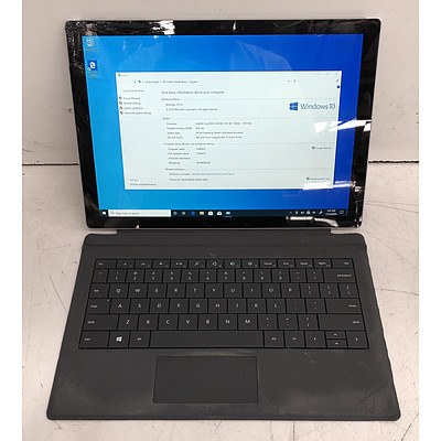 Microsoft Surface (1796) Pro 6 12-Inch 128GB Core i5 (8350U) 1.70GHz CPU 2-in-1 Detachable Laptop