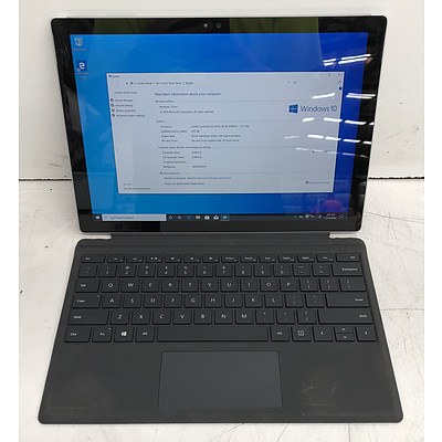 Microsoft Surface (1724) Pro 4 12-Inch 128GB Core (m3-6Y30) 0.90GHz CPU 2-in-1 Detachable Laptop