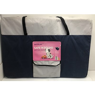 Petplay Safe N Sound Soft Dog Crate