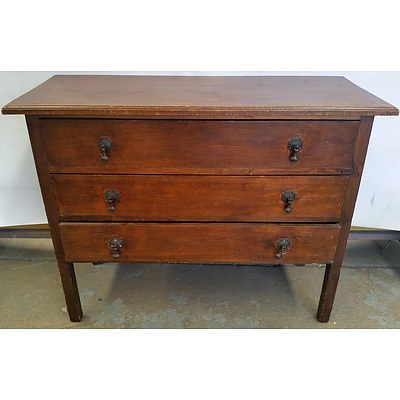 1940's Walnut Chest of Drawers