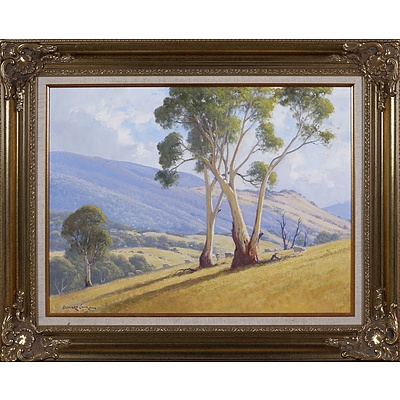 Leonard Long (1911-1913), Valley of the Goodradigbee, Wee Jasper, Oil on Canvas on Board