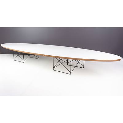 Genuine Charles Eames Elliptical Coffee Table Manufactured by Vitra
