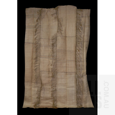 Large Vintage Central African Raffia Cloth