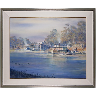Kenneth Jack (1924-2006), Echuca, Victoria, Watercolour on Paper