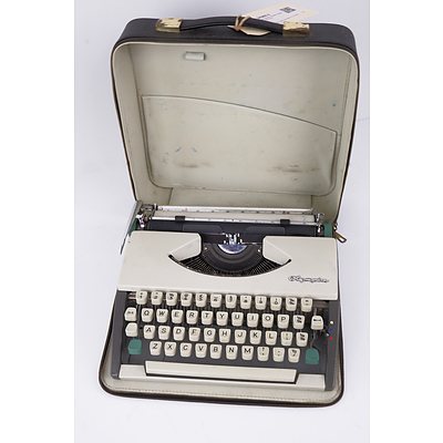 Olympia SF Portable Typewriter with Case