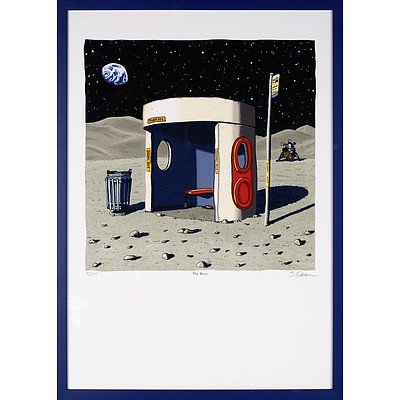 Trevor Dickinson, The Moon, Limited Edition Facsimile Print