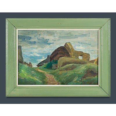 Victor Jean Desmeures (French 1895-?), 'Ruines et Rochers en Bretagne', Oil on Linen