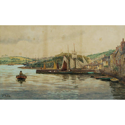 Henry Martin (British 1835-1908), 'Kingswear, Devon', watercolour