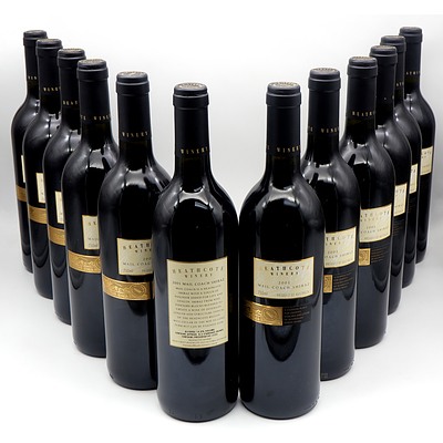 Heathcote Winery 2001 Mail Coach Shiraz - Case of 12 Bottles