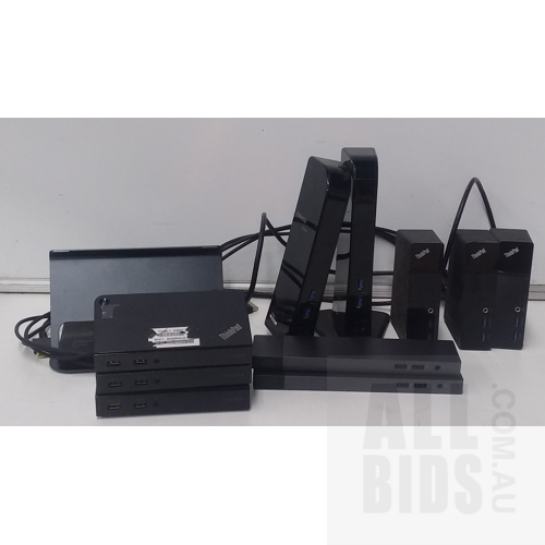 Assorted Docking Stations - Lot of 11