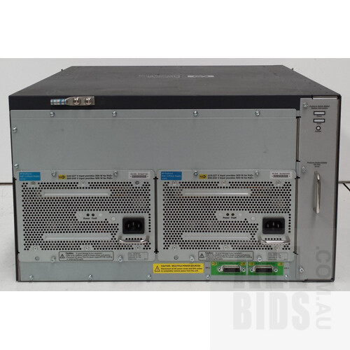 HP (J9477A) ProCurve E8206 zl Switch Chassis With PoE+ Modules