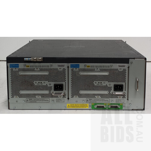 HP (J8697A) ProCurve E5406 zl Switch Chassis With PoE+ Modules