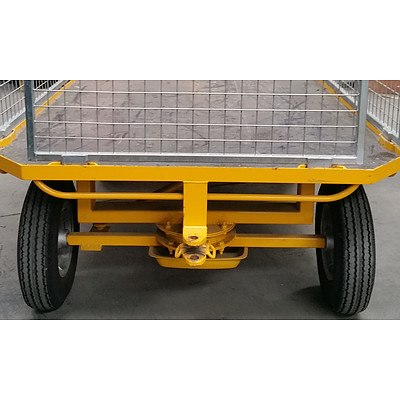 Warequip Warehouse Tug Trailer - Flat Deck