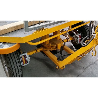 Warequip Warehouse Tug Trailer - Flat Deck