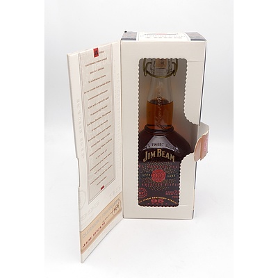 Jim Beam 200 Year Anniversary 1795-1995 Limited Edition Commemorative Decanter - Aged 75 Months - 95 proof - In Original Presentation Box