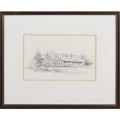 Mary Rochford, Watercolour, 21 x 16 & Chris O'Rourke, Pencil Drawing 16 x 26 cm (2)