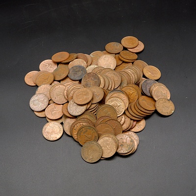 Large Collection of 1950s and 1960s Australian Half Pennies, 1kg