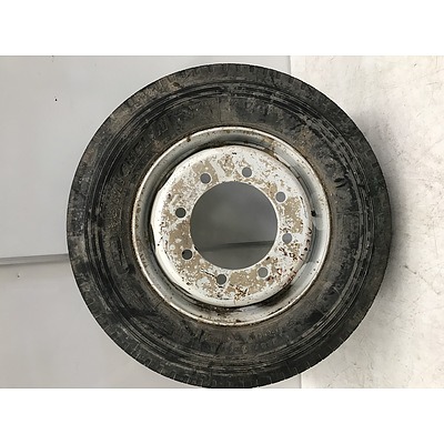 Eight Stud Truck Rim With Brand New Tyre