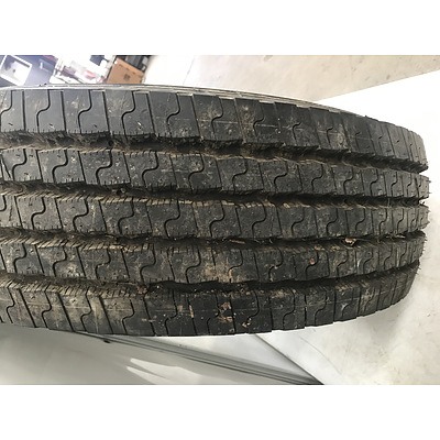 Eight Stud Truck Rim With Brand New Tyre