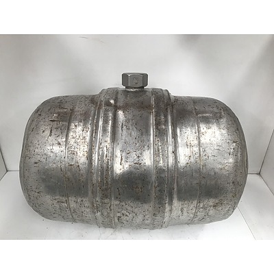 15 Gallon Stainless Steel Tooheys Keg