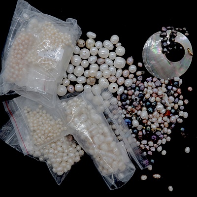 Large Group of Assorted Loose Freshwater Pearls