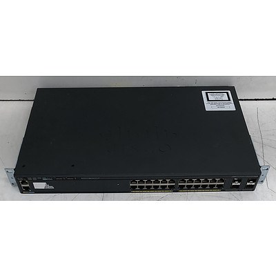 Cisco Catalyst (WS-C2960X-24TS-L V02) 2960-X Series 24-Port Gigabit Managed Switch