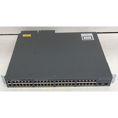 Cisco Catalyst (WS-C2960XR-48FPD-I V02) 2960-XR Series 48-Port Managed Gigabit Ethernet Switch
