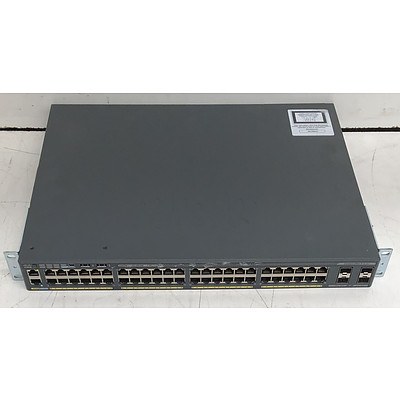 Cisco Catalyst (WS-C2960X-48FPS-L V02) 2960-X Series 48-Port Managed Gigabit Ethernet Switch