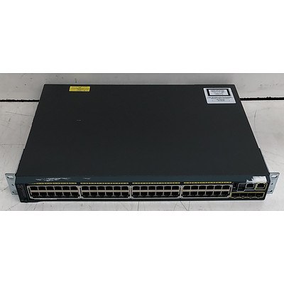 Cisco Catalyst (WS-C2960S-48LPS-L V03) 2960-S Series PoE+ 48-Port Gigabit Managed Switch