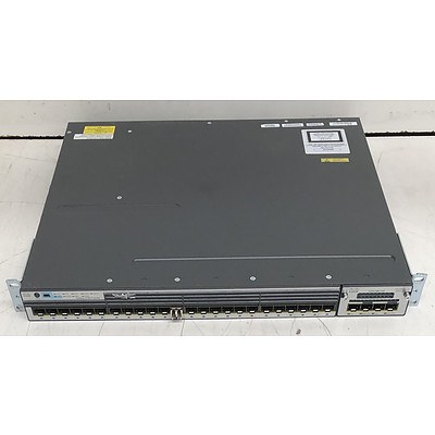 Cisco Catalyst (WS-C3750X-24S-S V05) 3750-X Series 24-Port Gigabit SFP Switch