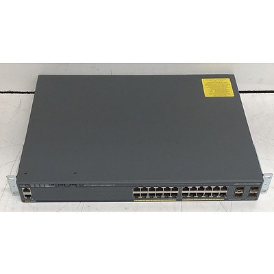 Cisco (WS-C2960X-24PS-L V05) Catalyst 2960-X Series 24-Port Gigabit Managed Switch
