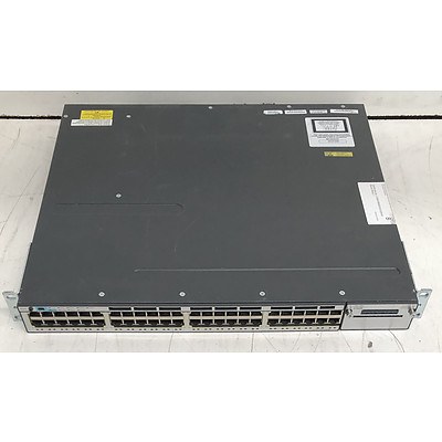 Cisco Catalyst (WS-C3750X-48T-S V04) 3750-X Series 48-Port Gigabit Managed Switch