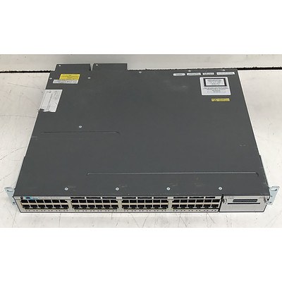 Cisco Catalyst (WS-C3750X-48PF-E V04) 3750-X Series PoE+ 48-Port Managed Gigabit Ethernet Switch